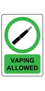 vaping allowed